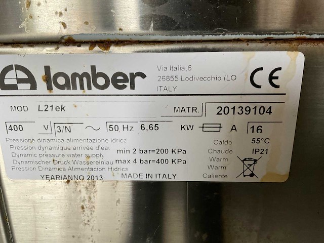 Lambert l-21ek vaatwasser - afbeelding 9 van  9