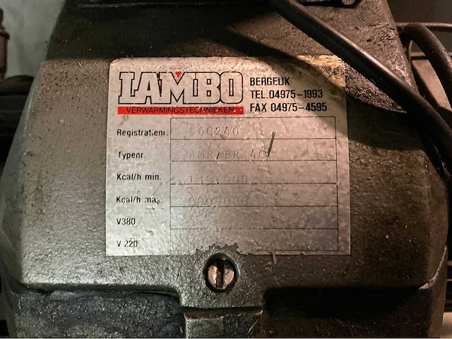 Lambo amr/br40 industriële warmwaterketel / cv-ketelinstallatie - afbeelding 6 van  10