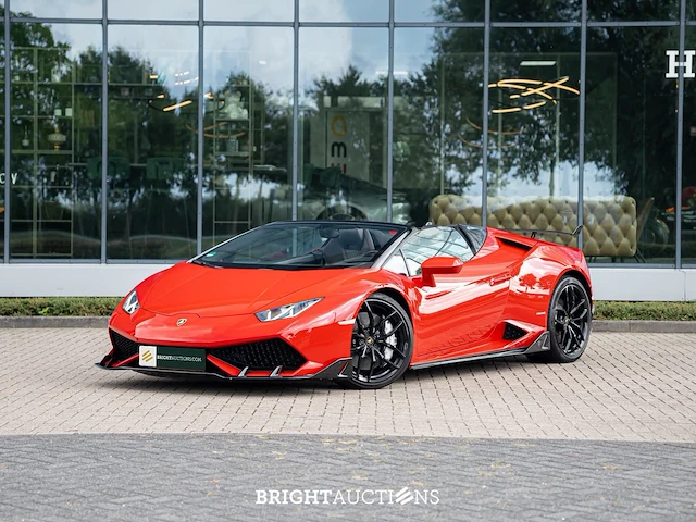 Lamborghini huracán spyder lp610-4 5.2 v10 610pk 4wd 2017, knr-08-n - afbeelding 1 van  82