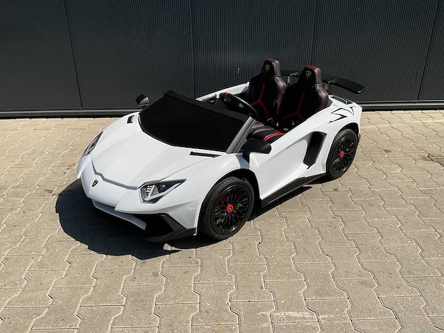 Lamborghini sv aventador elektrische kinderauto - afbeelding 9 van  21