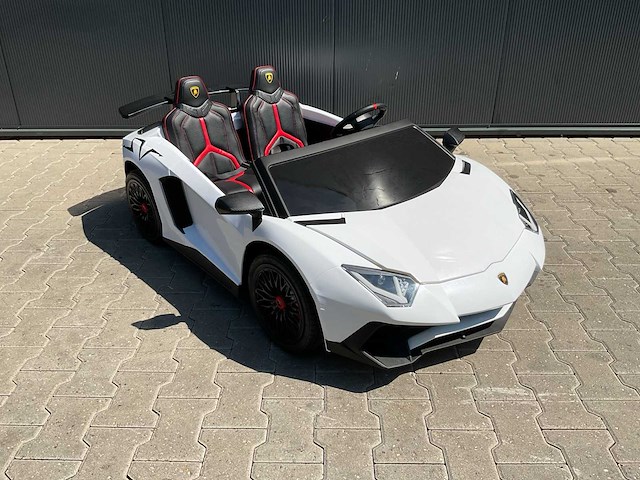 Lamborghini sv aventador elektrische kinderauto - afbeelding 13 van  21