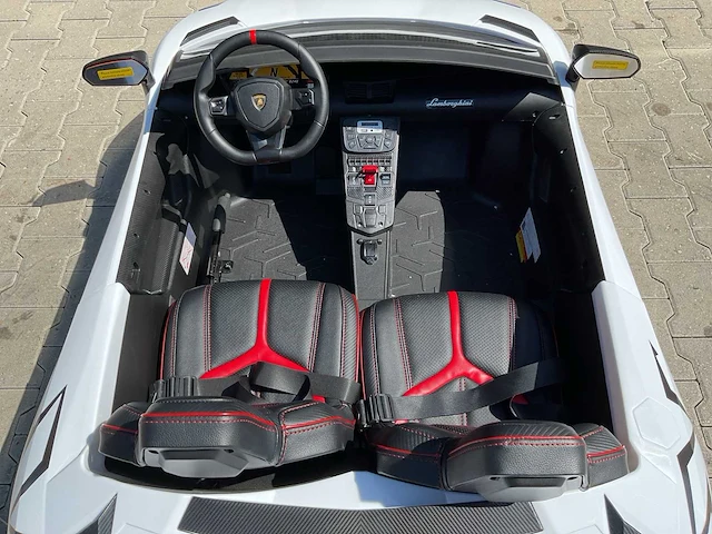 Lamborghini sv aventador elektrische kinderauto - afbeelding 5 van  21