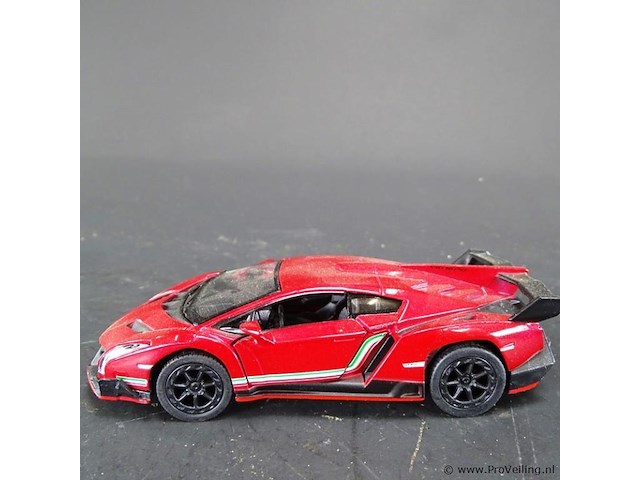 Lamborghini veneno rood\ - afbeelding 2 van  5