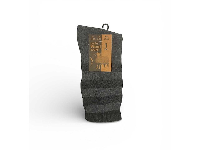 Lambs wool werksokken maat 43-46 - paar (720x) - afbeelding 5 van  5