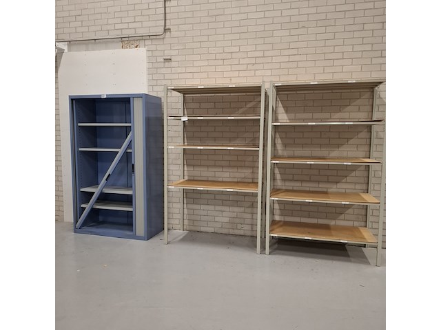 Lameldeurkast met 2x stelling - afbeelding 1 van  5