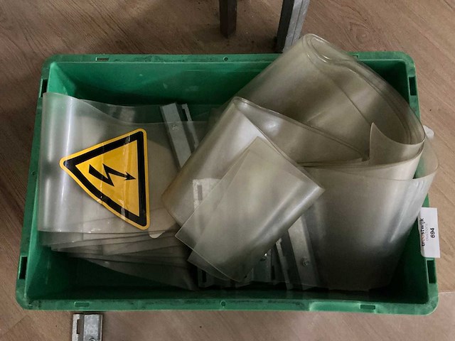 Lamellen voor tochtgordijn (12x) - afbeelding 1 van  3