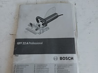 Lamellenfreesmachine 230v bosch, gff 22 a, bouwjaar 2018 - afbeelding 3 van  13