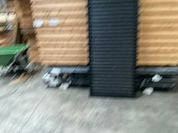 Lamellenscherm verstelbaar - zwart gespoten - 224x90 cm - afbeelding 2 van  4