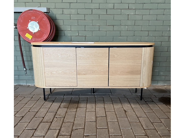 Lameller dressoir, byfonq, bruin - afbeelding 1 van  4