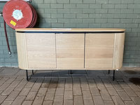 Lameller dressoir, byfonq, bruin - afbeelding 1 van  4