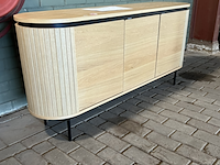 Lameller dressoir, byfonq, bruin - afbeelding 2 van  4