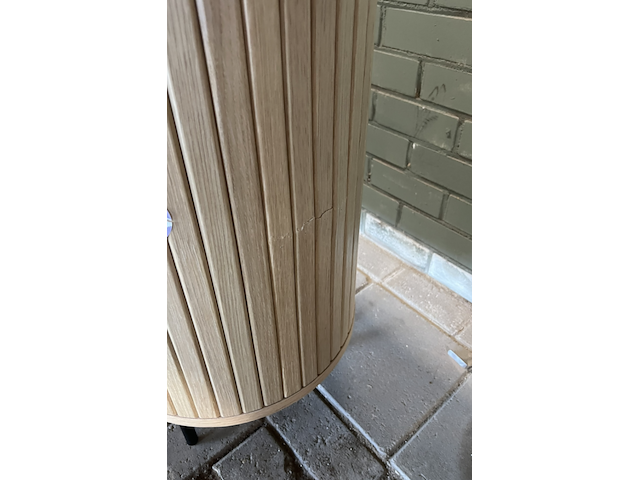 Lameller dressoir, byfonq, bruin - afbeelding 3 van  4