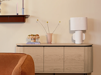 Lameller dressoir, byfonq, bruin - afbeelding 4 van  4