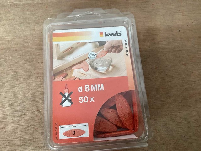 Lamello 50mm voorgelijmd (25x) - afbeelding 1 van  3