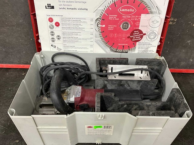 Lamello tanga dx200 scheidingsfreesmachine in systainer - afbeelding 2 van  6