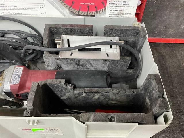 Lamello tanga dx200 scheidingsfreesmachine in systainer - afbeelding 5 van  6