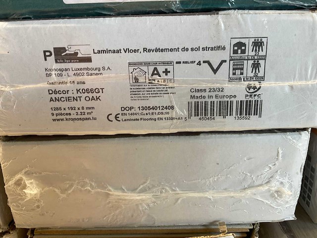 Laminaat – diverse soorten, ca. 62m² - afbeelding 14 van  17