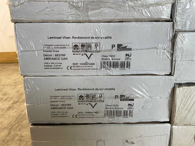Laminaat – diverse soorten, ca. 62m² - afbeelding 2 van  12
