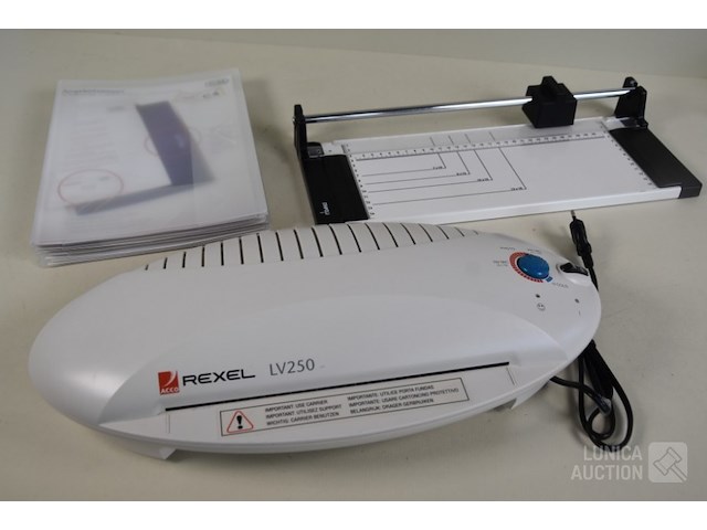 Lamineer en papiersnijmachine - afbeelding 1 van  8