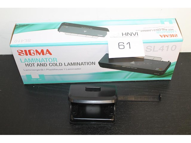 Lamineerapparaat sigma sl410. a4. - afbeelding 1 van  2