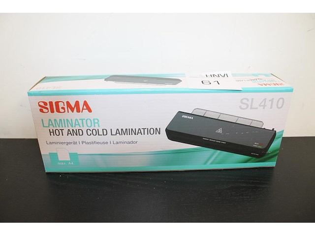 Lamineerapparaat sigma sl410. a4. - afbeelding 2 van  2