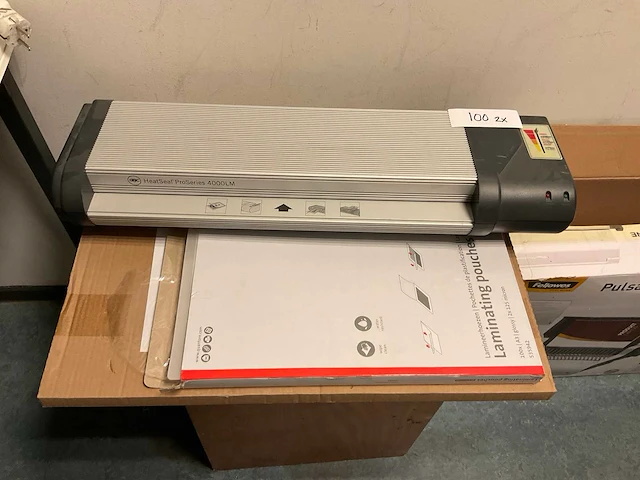 Lamineermachine en perforator (2x) - afbeelding 3 van  5