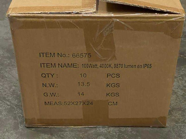 Lamp - 100 w - ongebruikt (10x) - afbeelding 3 van  3