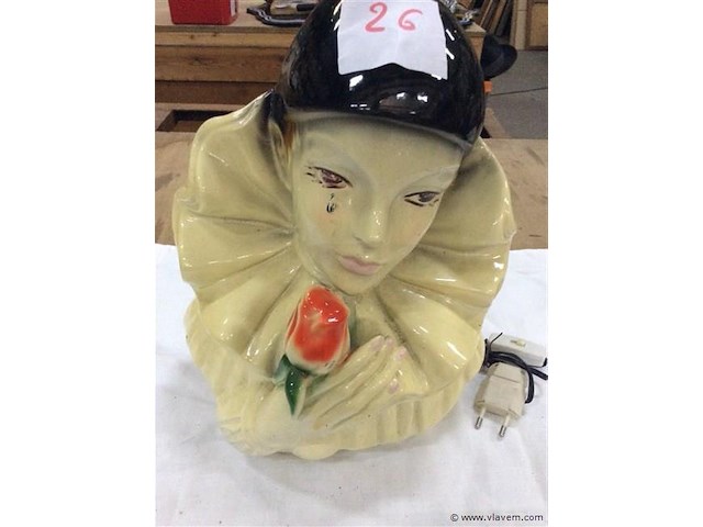 Lamp clown h:38 - afbeelding 2 van  3