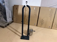 Lamp glazen bol past niet zwart