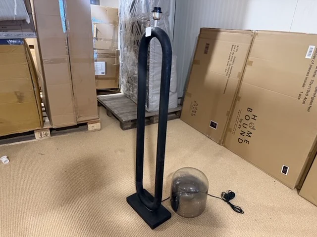 Lamp glazen bol past niet zwart - afbeelding 2 van  4