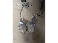 Lampen 2 vintage mijnlampen - afbeelding 1 van  1