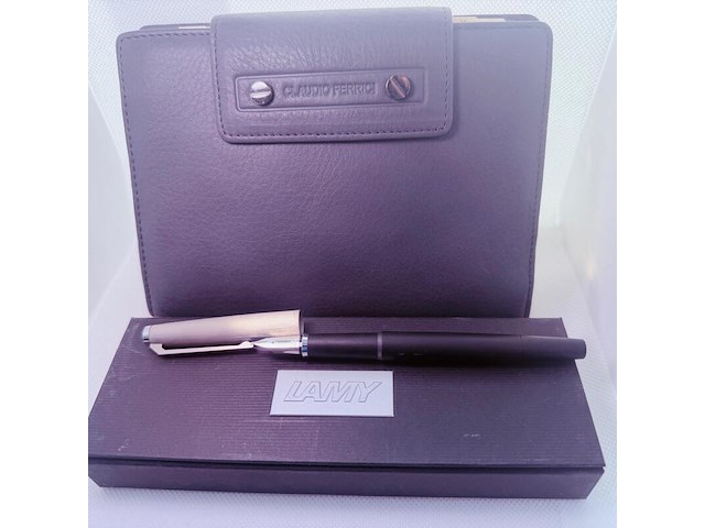 Lamy 14kt witgouden vulpen met goudkeurmerk nib - afbeelding 2 van  6