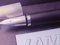 Lamy 14kt witgouden vulpen met goudkeurmerk nib - afbeelding 3 van  6