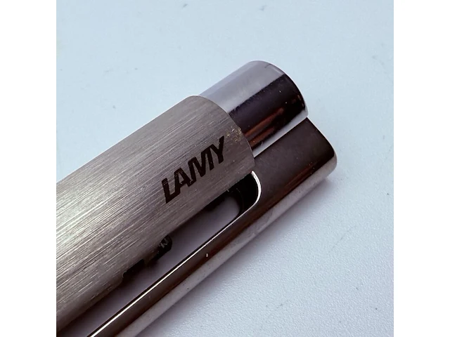 Lamy brushed steel balpen - nos - afbeelding 3 van  4