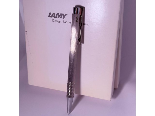Lamy & claudi ferrici - balpen brushed steel - afbeelding 2 van  5
