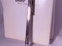 Lamy & claudio ferrici balpen - brushed steel - afbeelding 2 van  5