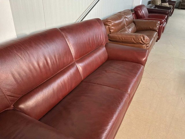 Lana leren bankstel - afbeelding 3 van  12