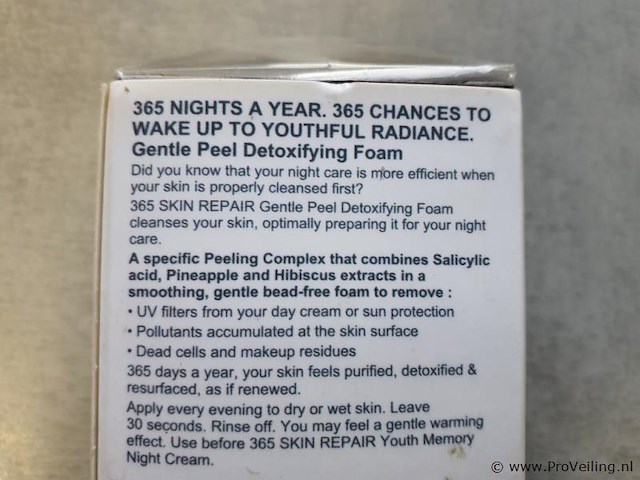 Lancaster 365 skin repair peeling reiniger 100ml - afbeelding 3 van  3