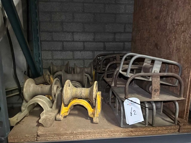 Lancier kunstof en ijzer kabel rollen (20x) - afbeelding 1 van  6