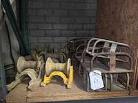 Lancier kunstof en ijzer kabel rollen (20x) - afbeelding 1 van  6