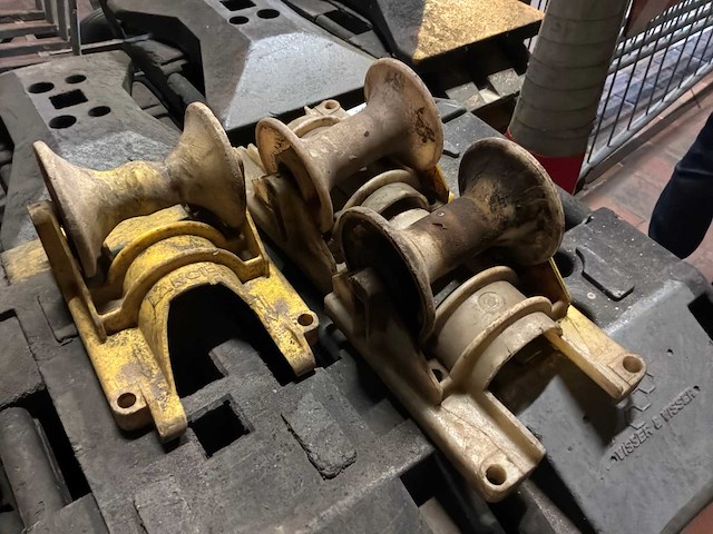 Lancier kunstof en ijzer kabel rollen (20x) - afbeelding 5 van  6