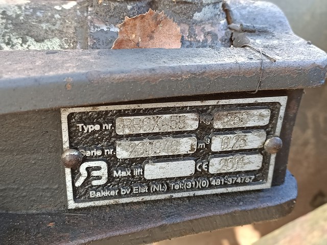 Land- of bosbouw kipwagen met kraan, janveenhuis, jkv 6000, 2011 - afbeelding 7 van  34