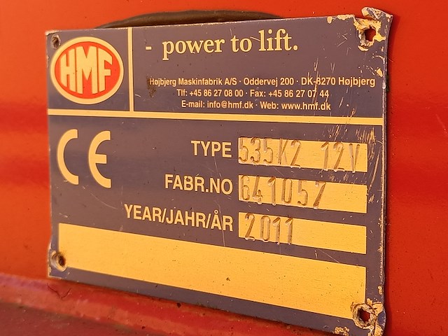 Land- of bosbouw kipwagen met kraan, janveenhuis, jkv 6000, 2011 - afbeelding 13 van  34