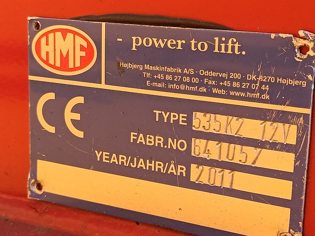 Land- of bosbouw kipwagen met kraan, janveenhuis, jkv 6000, 2011 - afbeelding 14 van  34