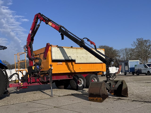 Land- of bosbouw kipwagen met kraan, janveenhuis, jkv 6000, 2011 - afbeelding 21 van  34