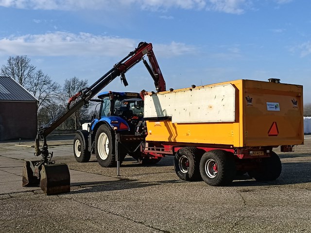 Land- of bosbouw kipwagen met kraan, janveenhuis, jkv 6000, 2011 - afbeelding 23 van  34