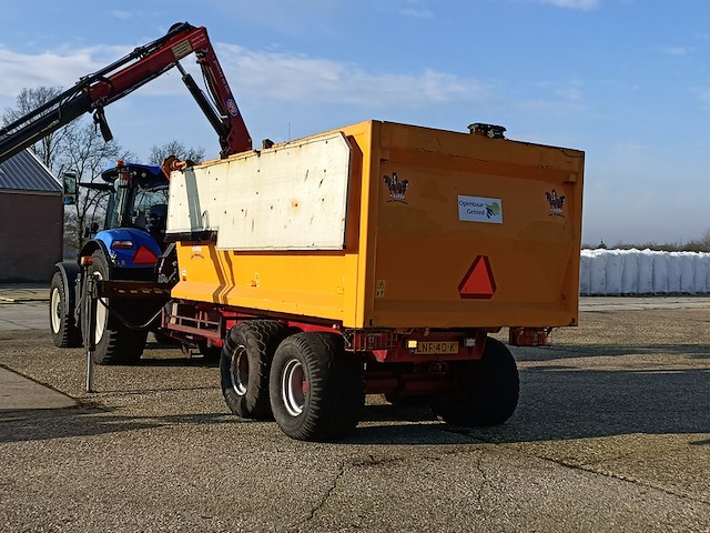 Land- of bosbouw kipwagen met kraan, janveenhuis, jkv 6000, 2011 - afbeelding 29 van  34