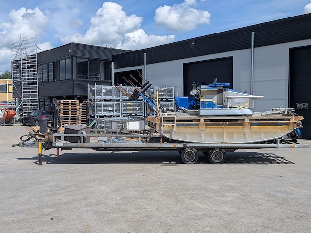 Land- of bosbouwaanhangwagen, mulder, gtdl, 2010, met autolaadkraan, hiab 013 t - afbeelding 12 van  20