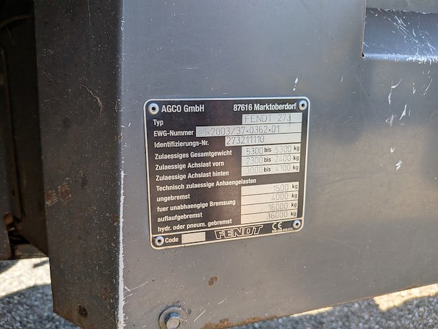 Land- of bosbouwtrekker, fendt, 210 p vario, 2011, met grondbak - afbeelding 13 van  34