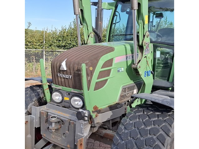 Land- of bosbouwtrekker, fendt, 309 vario, 2009, met stoll robust fz 20 voorlader en grondbak - afbeelding 10 van  57